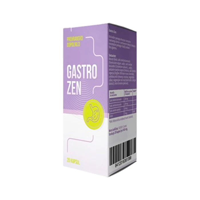 Gastro Zen — kutija sa 20 kapsula, dodatak ishrani za varenje